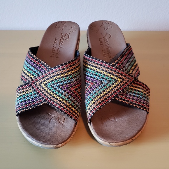 Skechers Delighted Wedge Sandal 2025 - Main Image